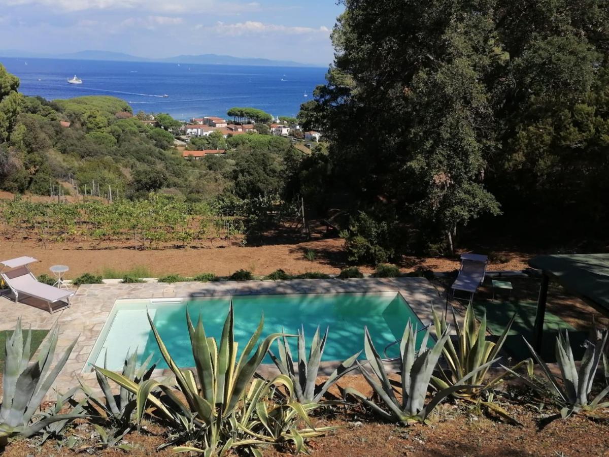 Villa Gualdo Piscina Vista Mare Capoliveri  Exterior foto